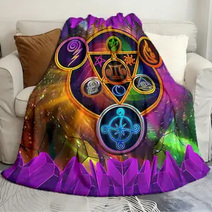 Adult blankets Flannel Throw Blanket Decorative Giftable Blankets Wizard101 The Spiral s Cool Quilts Home bedroom and living room decor