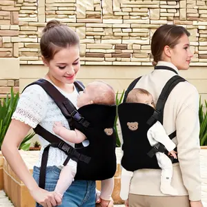 Baby Carrier Backpack Ergonomic Design, Convertible Front/back Carry, Suitable for Newborns to Toddlers, Weight 3.6-14.5 Kg, Comfortable, Hands Free Carrier