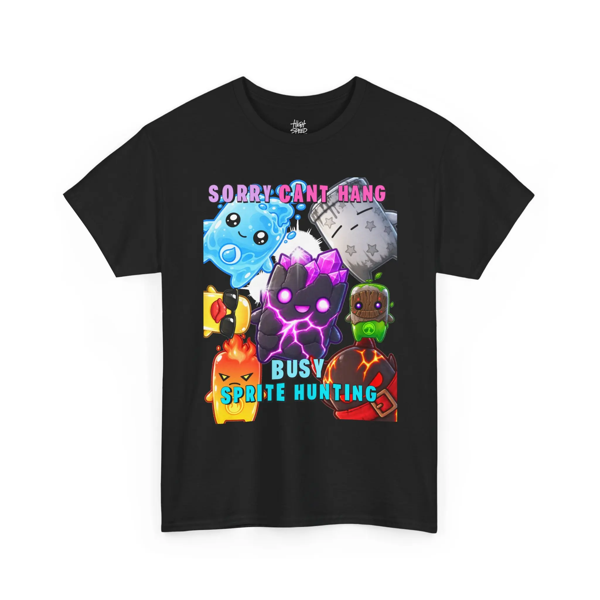 Sorry Can't Hang Busy Sprite Hunting T-Shirt | Cute Game Monsters