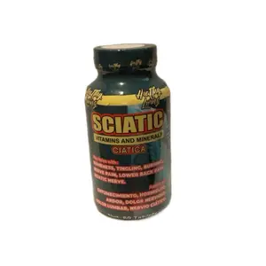 SCIATIC  vitamins and minerals SCIATICA Vitaminas y minerales frasco con 60 tabletas