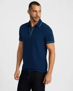 Express Piped Luxe Pique Polo