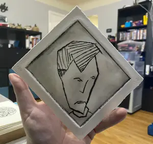 "Todd" - signed intaglio print