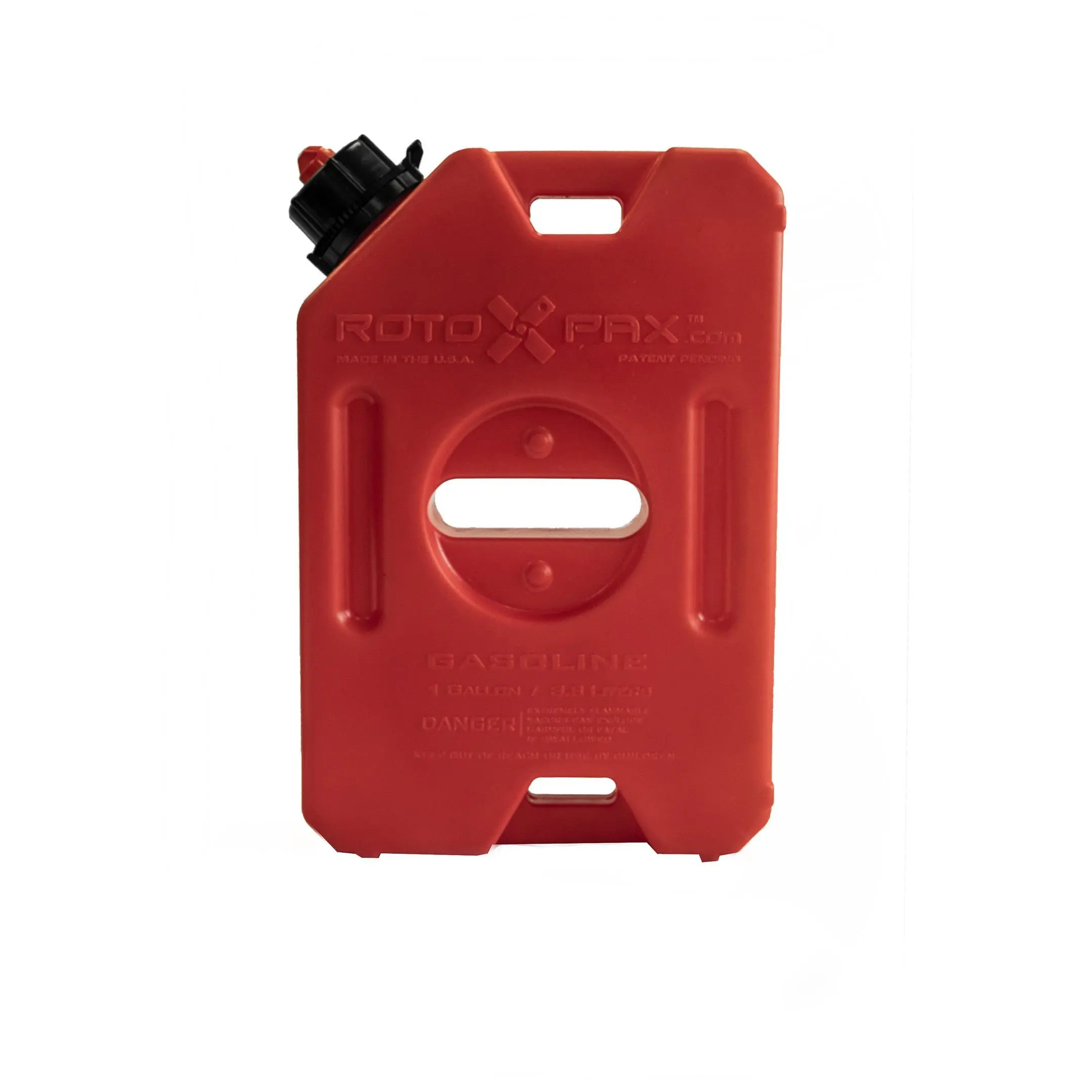 Rotopax 1-Gallon Leak-Proof Gas Container with Spout, EPA & CARB Compliant, Patented 3-Layer Roto-Molding Process, Specialty Formulated Plastic, Stronger Construction, Thicker Walls, 9.5l x 13.25w x 3h for Automotive & Motorcycle Use