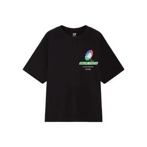Billie Eilish x Takashi Murakami x Uniqlo Flower Tee Black (men) by StockX