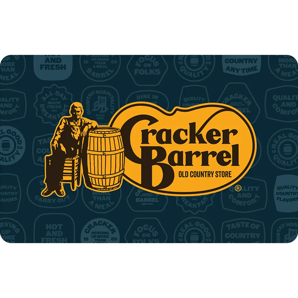Cracker Barrel eGift Card | Country Cooking, Breakfast & Country Store