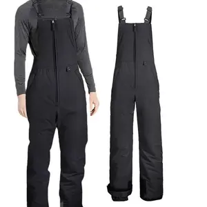 Insulated Ski Pants Overalls Ripstop Warm Snowboard Bibs for Men & Women S-5XL - Durable Thermal Insulation & Adjustable Straps