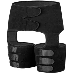 Hip Brace Thigh Compression Sleeve for Men Women Sports Waist Leg Guards Hip Groin for Pulled Muscle Strain for Hip Pain Relief 22.7.21 (Color : Black, Size : XXXL/XXX-Large)