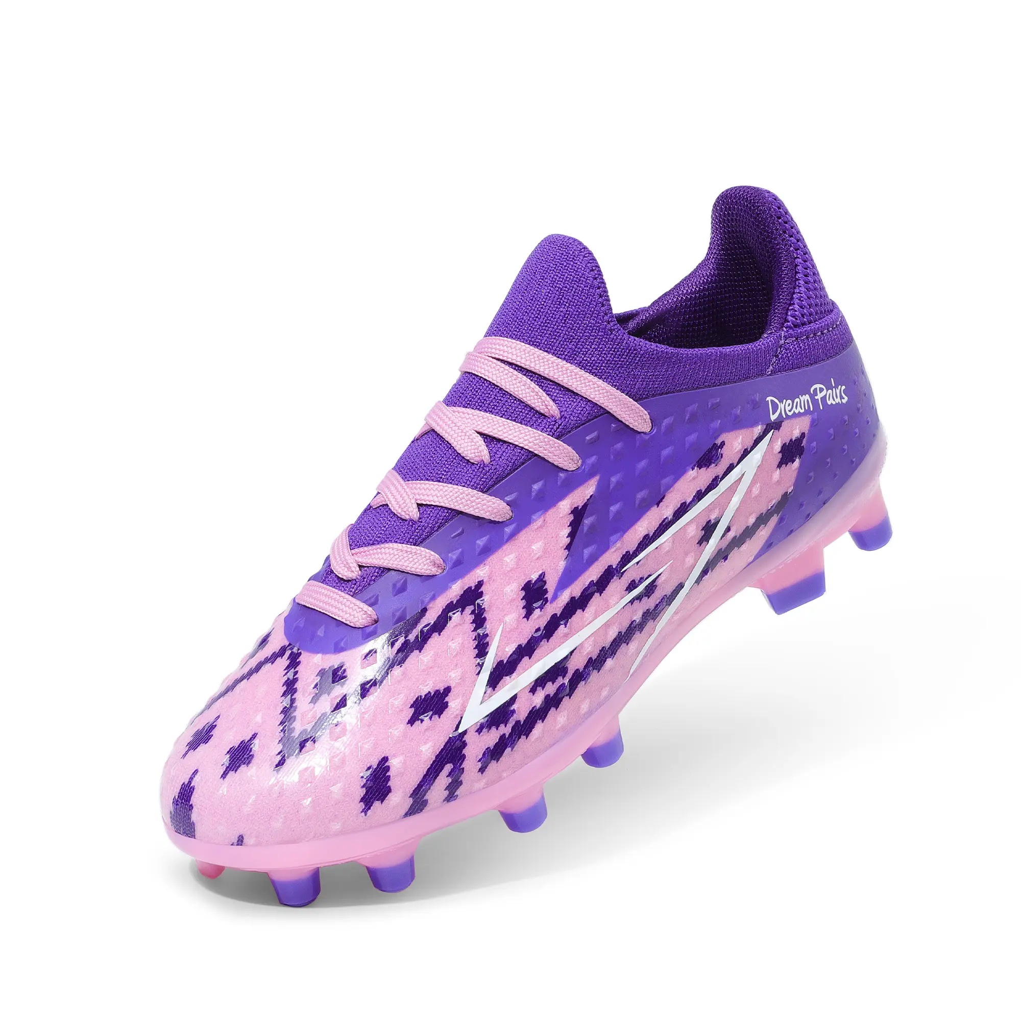 DREAM PAIRS Unisex Youth Firm Ground Soccer Cleats - Kids Shoes for Little/Big Boys and Girls, Football Sports Footwear