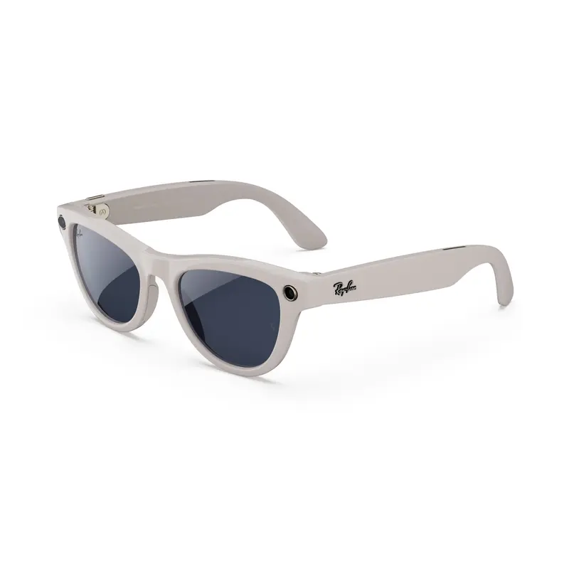 Ray-Ban Meta Skyler (Gen 1), Shiny Chalky Gray / Clear to Sapphire Transitions®, Standard