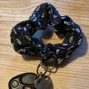 Horror scrunchy keychain