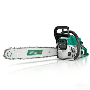 62CC Gas Chainsaw, 20 Inch Power Chain Saw, 2-Cycle Handed Petrol Chainsaws Gasoline Chainsaws Garden Tool for Cutting Trees, Wood, Outdoor Home Garden and Farm Use