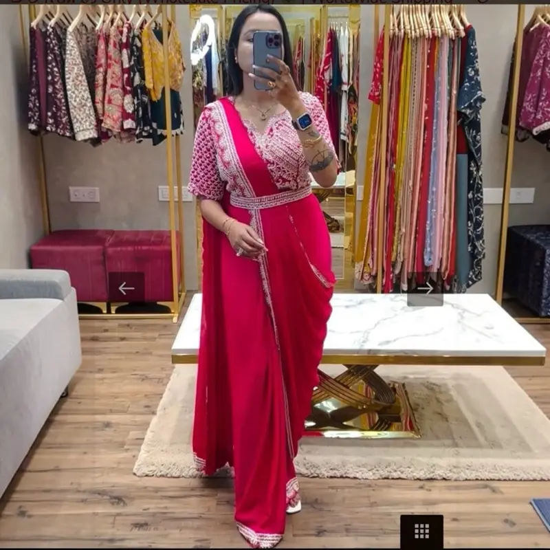 Ready to wear Saree stitched Blouse for Indian Saree Woman wear