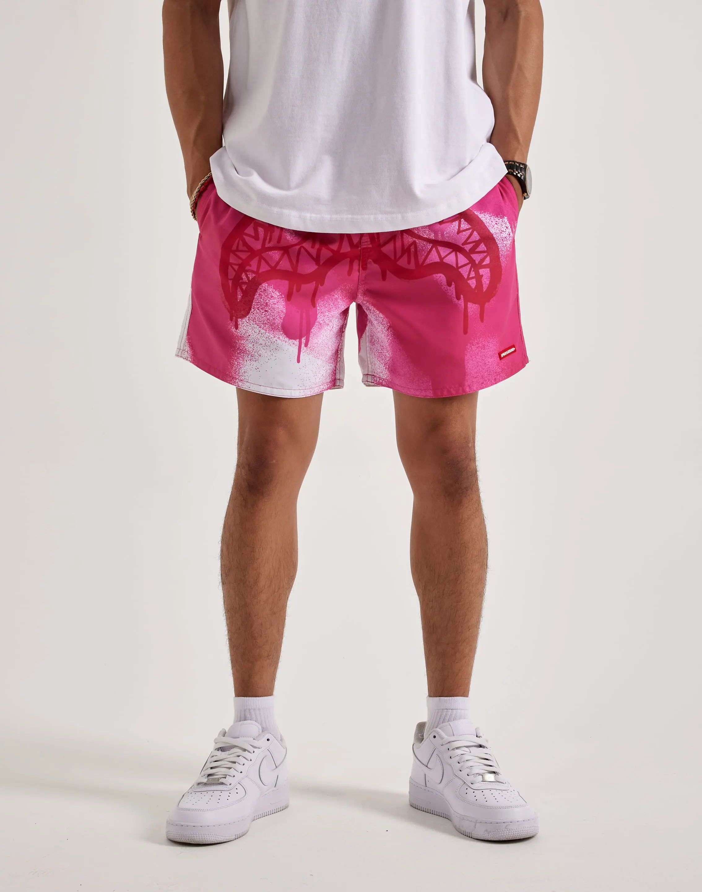 Mens Sprayground Design Storm Swim Shorts