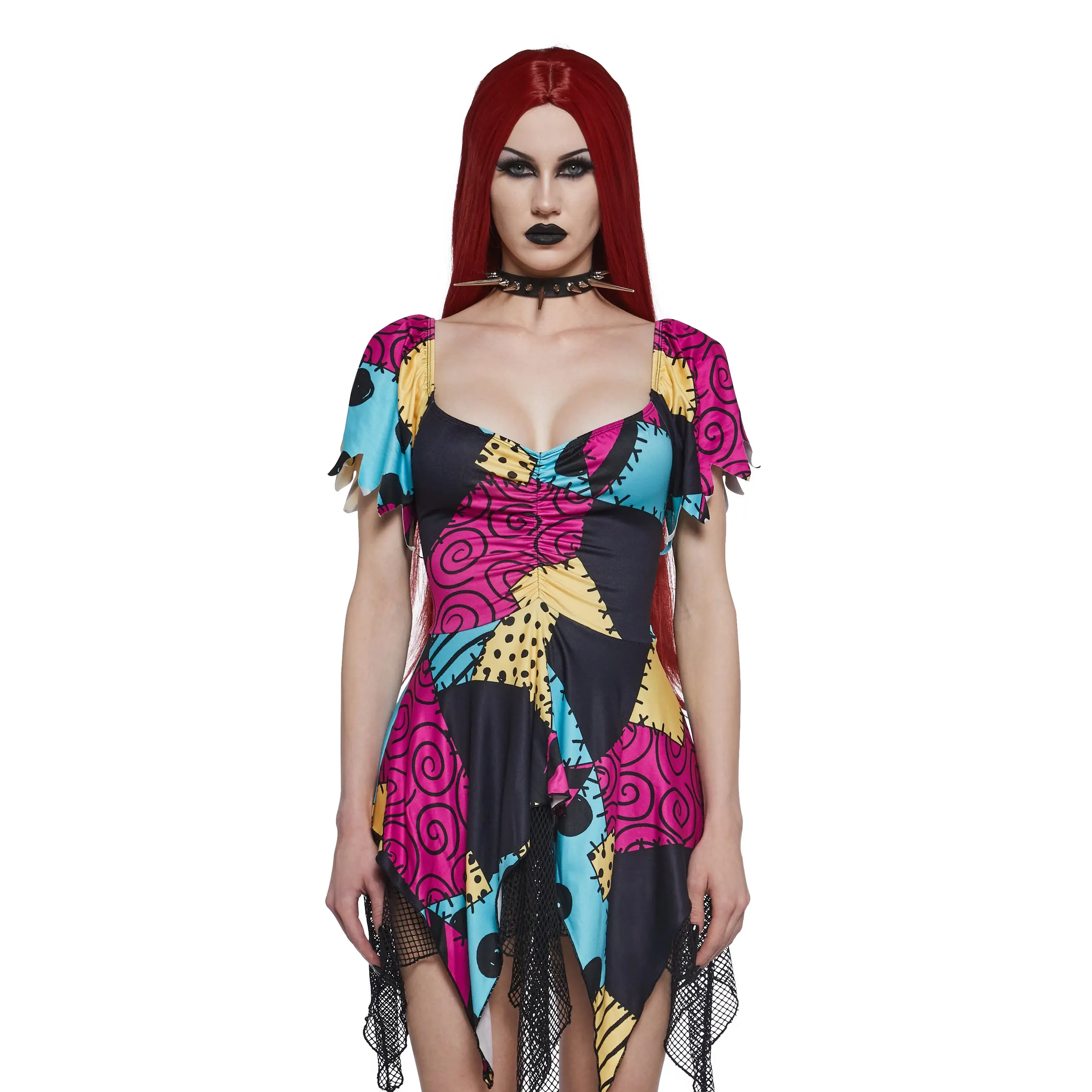 knee length dresses for ladies The Nightmare Before Christmas Sally Costume Dress