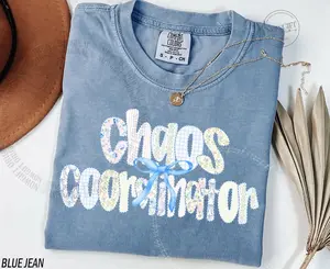 Comfort Colors® Chaos Coordinator Shirt, Teacher Shirt, Mom Life Shirt, Mama Shirt, Mothers Day Gifts, Sarcastic Mom Shirt, Funny Mom Sayings, Chaos Shirt
