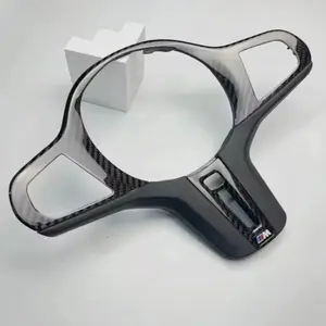 Carbon Fiber OEM Steering Wheel Trim for BMW 3 Series G30 G38 G20 X3 G01 High-Performance Upgrade