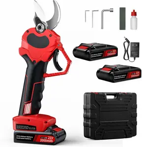 Electric Pruning Shears Professional Cordless Electric Pruning  , Tree Branch Pruner with 2 count Rechargeable 2 Ah  - 30mm (1.2inch)  Diameter