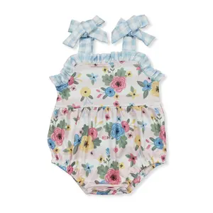 floral Print Baby Romper Girls clothes