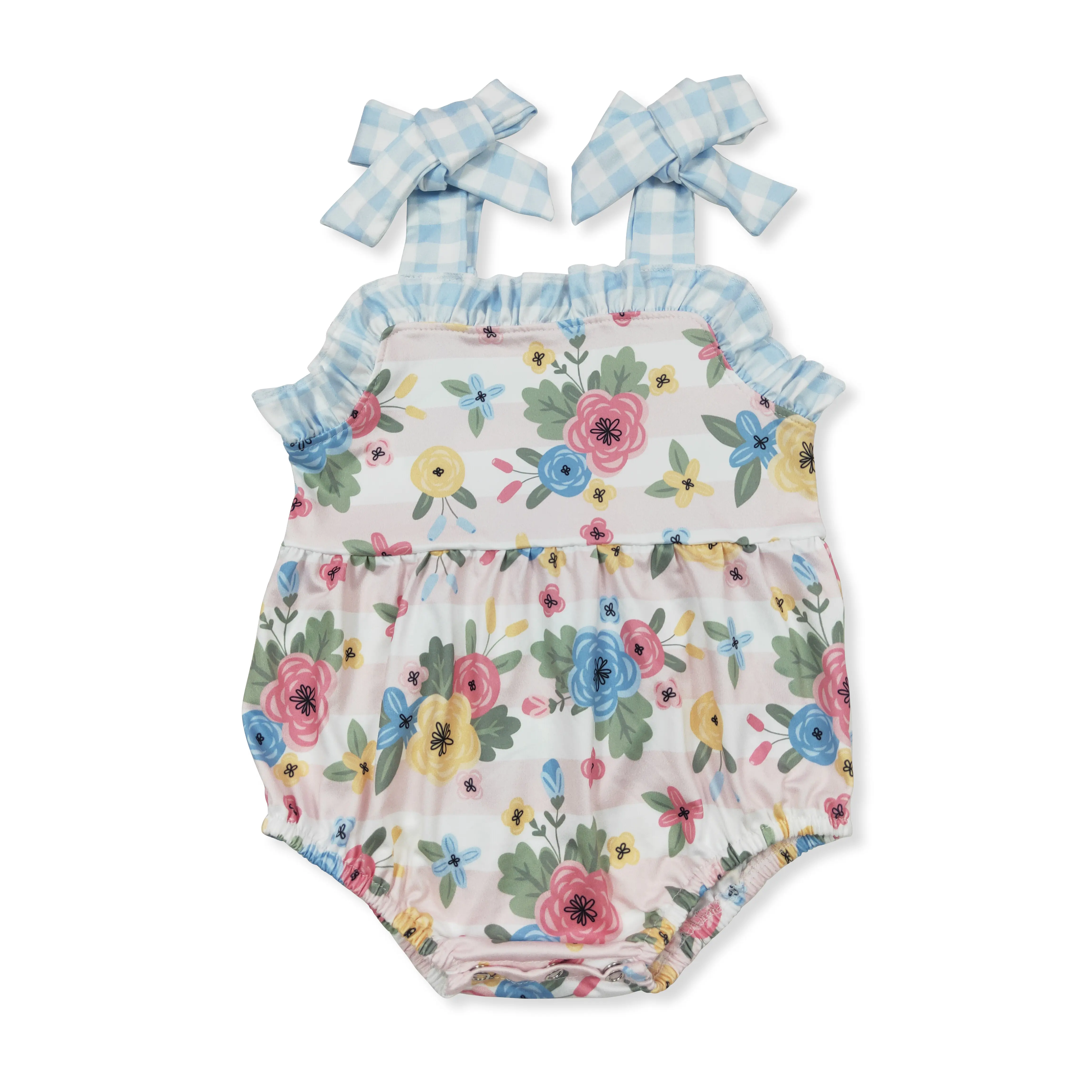 Cute Floral Print Baby Romper, Baby Clothes for Girls