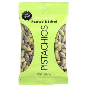 Wonderful Pistachios Roasted & Salted, No Shells, 2.5 oz (70 g)
