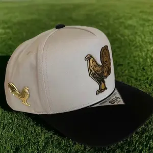 Unisex Rooster Snapback Cap for Men and Women - Mexico Style Black Hat