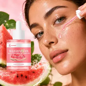 Watermelon Niacinamide Facial Care Essence, Hydrating Brightening Serum, Rough Dark Skin Care, Suitable for All Seasons, Single Item Liquid Form