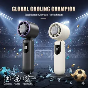 Foldable Handheld Fan with Cooling Plate | Rechargeable Personal Fan for Festivals, Disney & Hot Girl Walks
