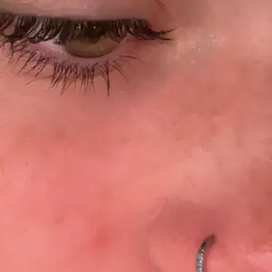 Oufer 20G Turquoise Hinged Segment Nose Ring - Non Tarnish 316L Stainless Steel