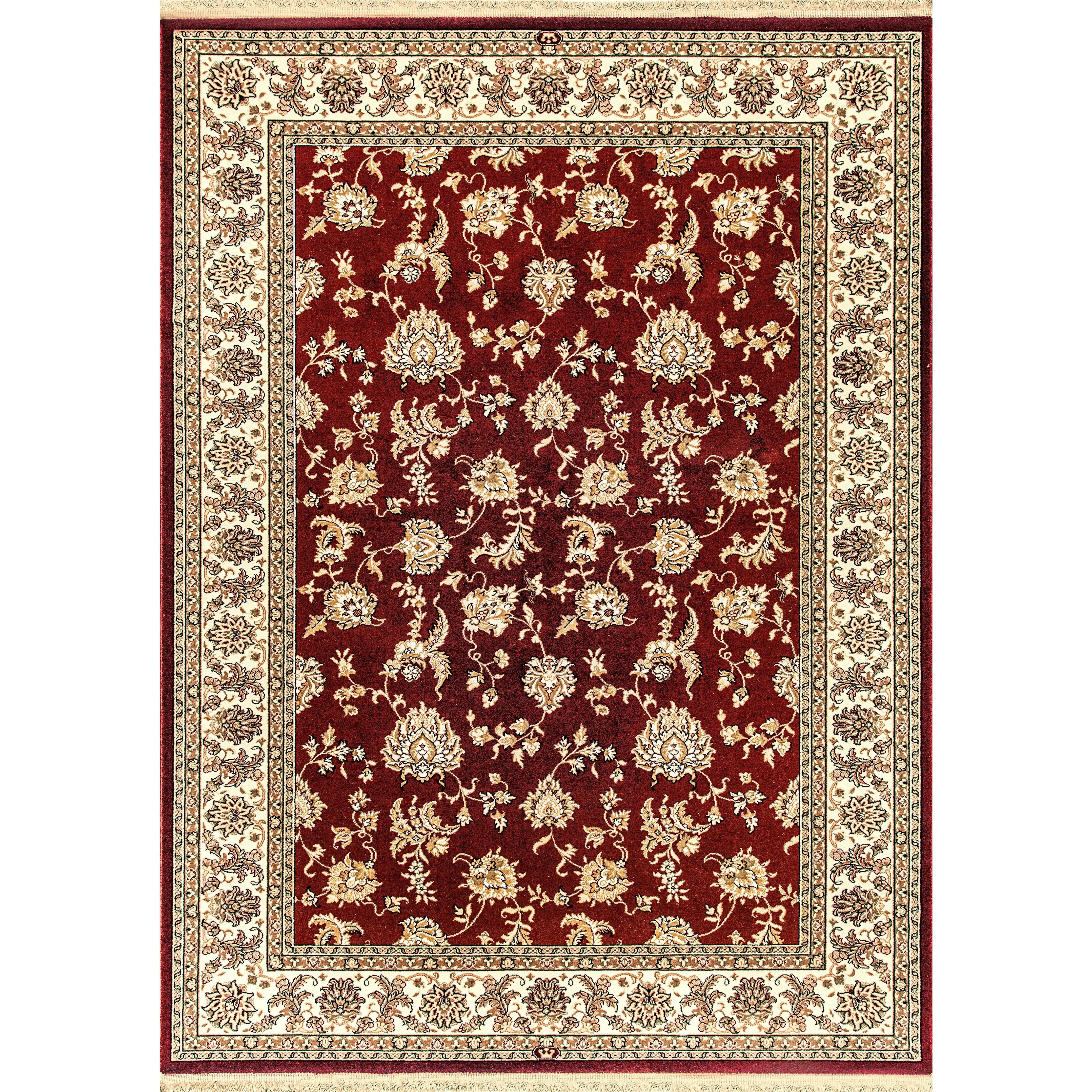 Dynamic Rugs Brilliant 7226 Red Traditional Machine-Made Rug