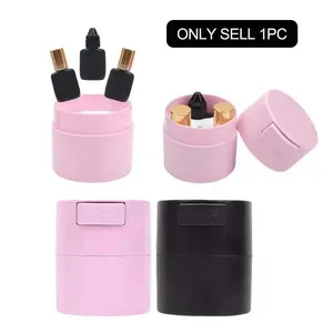 1pc Press-Type Lash Glue Storage Case, Plastic Makeup Adhesive Organizer for Eyelash Extension Tools, Lightweight with Seal Design Cosmetic Container, Easy Use Glue Holder