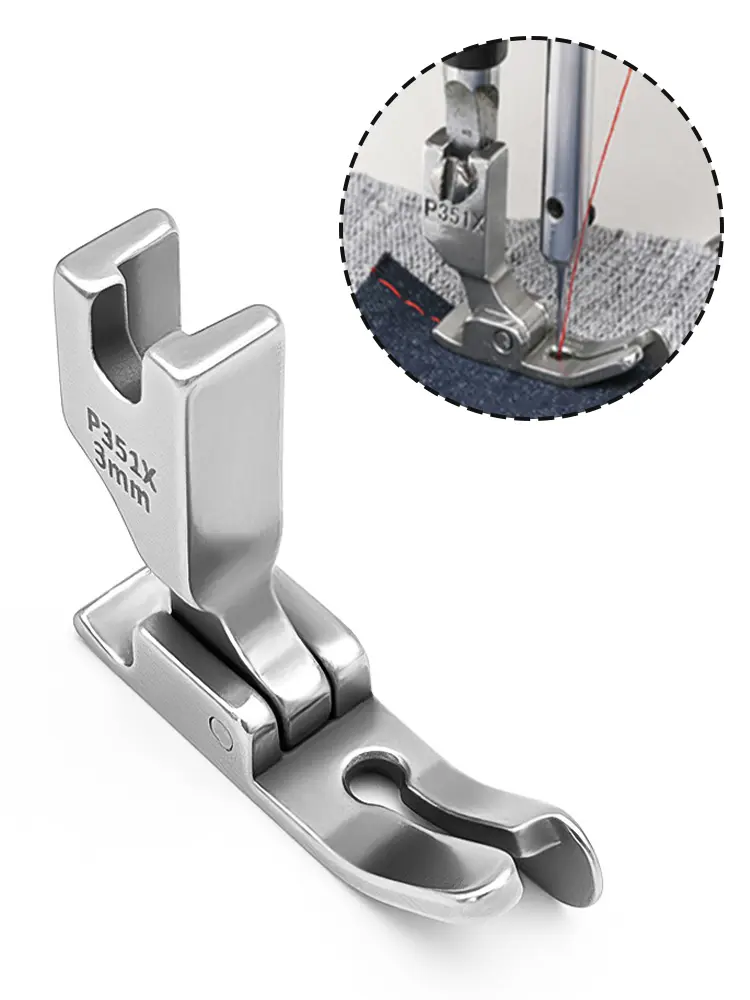 Flat car presser foot P351X presser foot 3MM computer flat car presser thread thick material presser foot industrial sewing machine accessories Reliability Durability Reliability