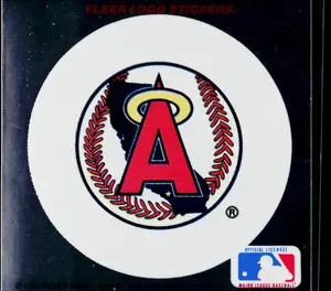 California Angels 1991 Ultra Team Logo Stickers #NNO California Angels