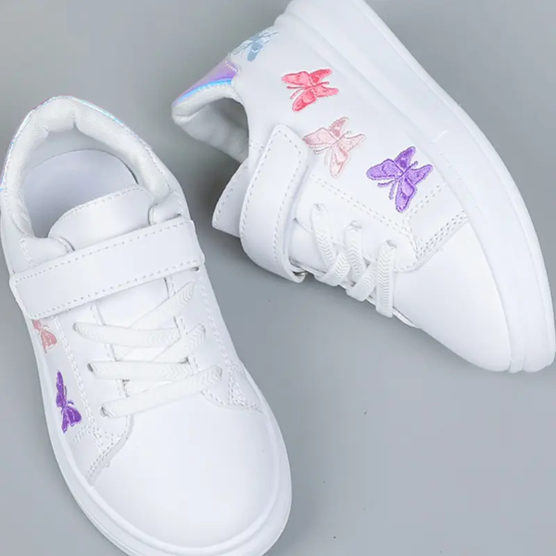Girls' Casual Low Ankle Trainers, Fashion Daily Wear, Perfect for School and Play, Comfortable Design Student Shoes