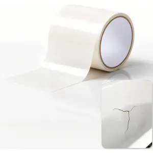 Self-Adhesive Bathtub Repair Kit & Vinyl Siding Patch Kit for Tub Crack, Hole, Wall Repair.  Shower Wall Cover & Plastic Bathtub Wall Solution. White Bathroom & Tub Repair Kit with Patch