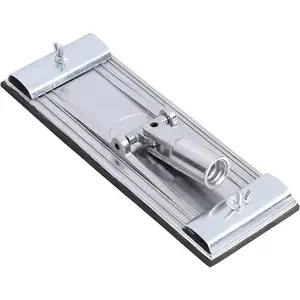 No-flip Pole Sander Head for Featuring Quick Release Clips, Coarse, and Male Threaded for Wall and Ceiling Sanding, Head Only