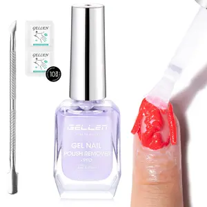 Gellen Gel Nail Polish Remover, Gel Remover for Nails Quickly in 2-5 Minutes, Easy Use No Need to Soak or Wrap, Professional Nail Gel Remover Kit