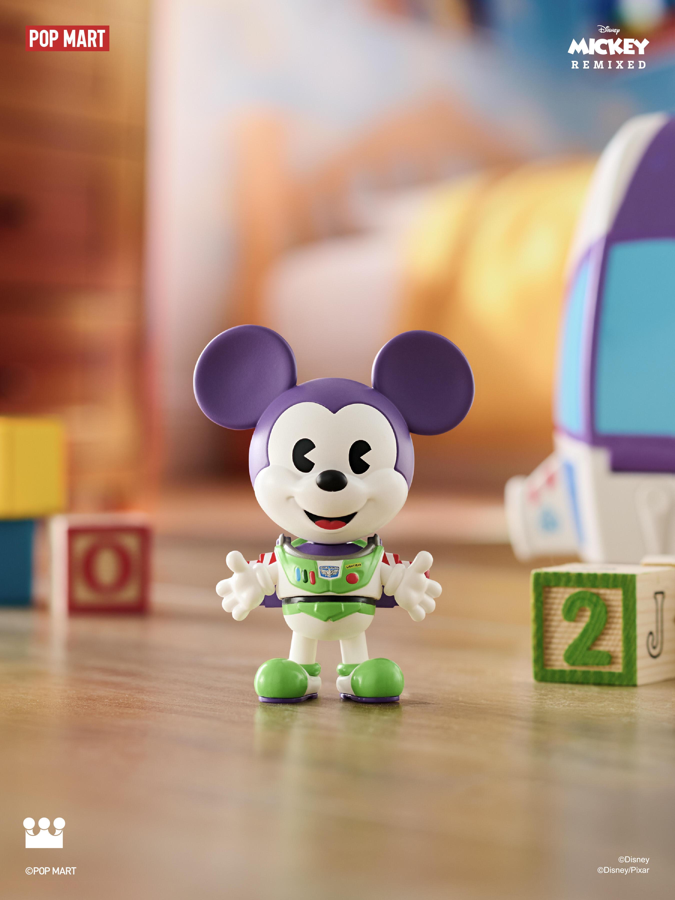 Pop Mart Mickey Meets Pixar Series Figures Blind Box Collectible Pack Limited Edition Box
