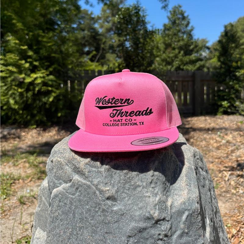 The OG Hat Trucker Western Threads Hat Collection, The Western Threads Hat Co Custom Color Adjustable Embroidered Snapback, Hat for men