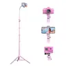 UBeesize 88in Aluminum Portable Flexible Tripod Stand for iPhone with Gooseneck Arm, Remote Control, Phone Holder - Easy Installation Vlogging Equipment for Content Creators (Video Recording) - Compatible with Android, Digital Camera, Travel Bag Included
