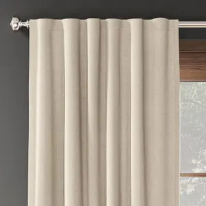 Threshold Blackout Aruba Curtain Panels Drapery OEKO-TEX Drapes Brown 2pk 50x63"