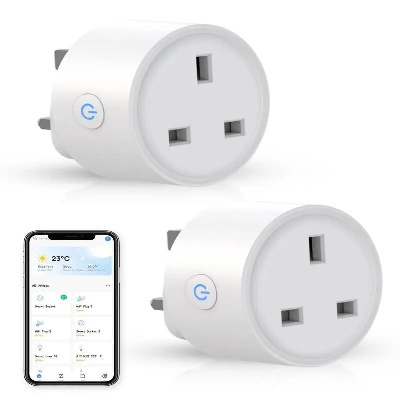 Smart Plug 2 Pack, WiFi Alexa Plug,