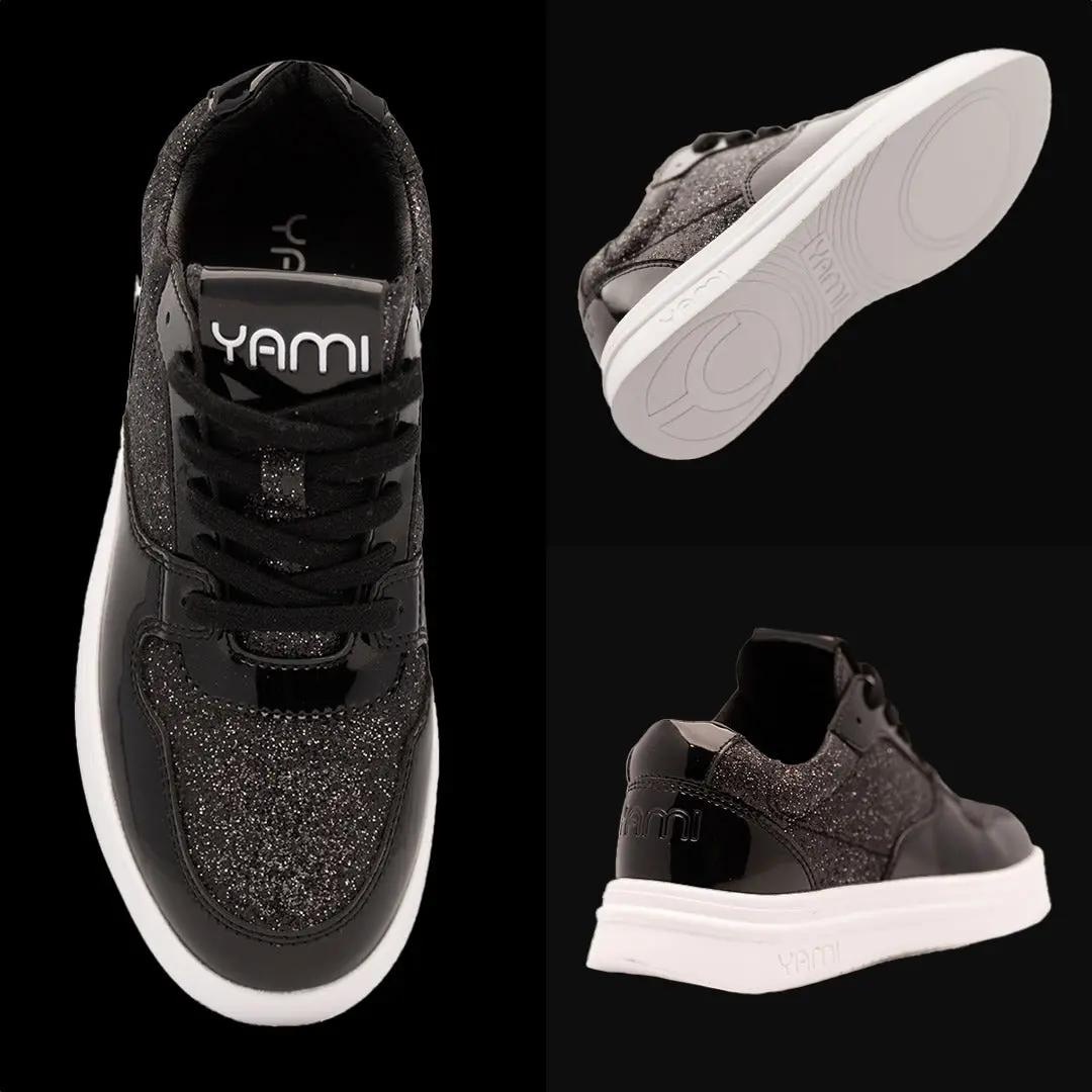 SpinSole Dance Sneaker - Black Patent-1 SpinSole Dance Sneaker - Black Patent-1