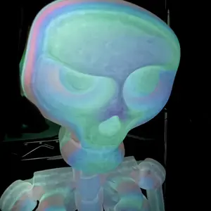 3 Foot Tall Glow in the Dark Skeleton Halloween Decor