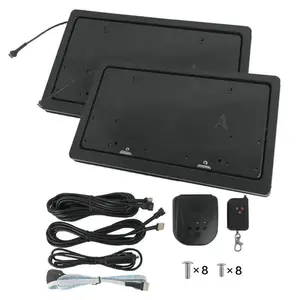 Stealth License Plate Flipper Double Plate Kit Front & Rear USA Canada Car Accessories Automotive Motorized Privacy Solution