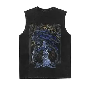 Elden Ring Game Vintage Tank 90s Graphic Sleeveless Tank Tops Men Vest Streetwear Outfits Men Vacation Outfits Sleeveless Shirt