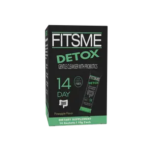 FITSME gentle cleanser with probiotics 14 day Peppermint Cleansing 14 SACHETS