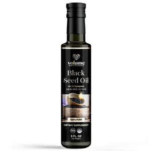 High TQ 100% Pure Black Seed Oil (8oz, Glass Bottle) Traditional Natural