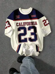 Breathable Mesh Short Sleeve Top and Shorts Set, Summer Casual Youth Boys Round Neck T-Shirt, Outdoor Sports Two-Piece Gift