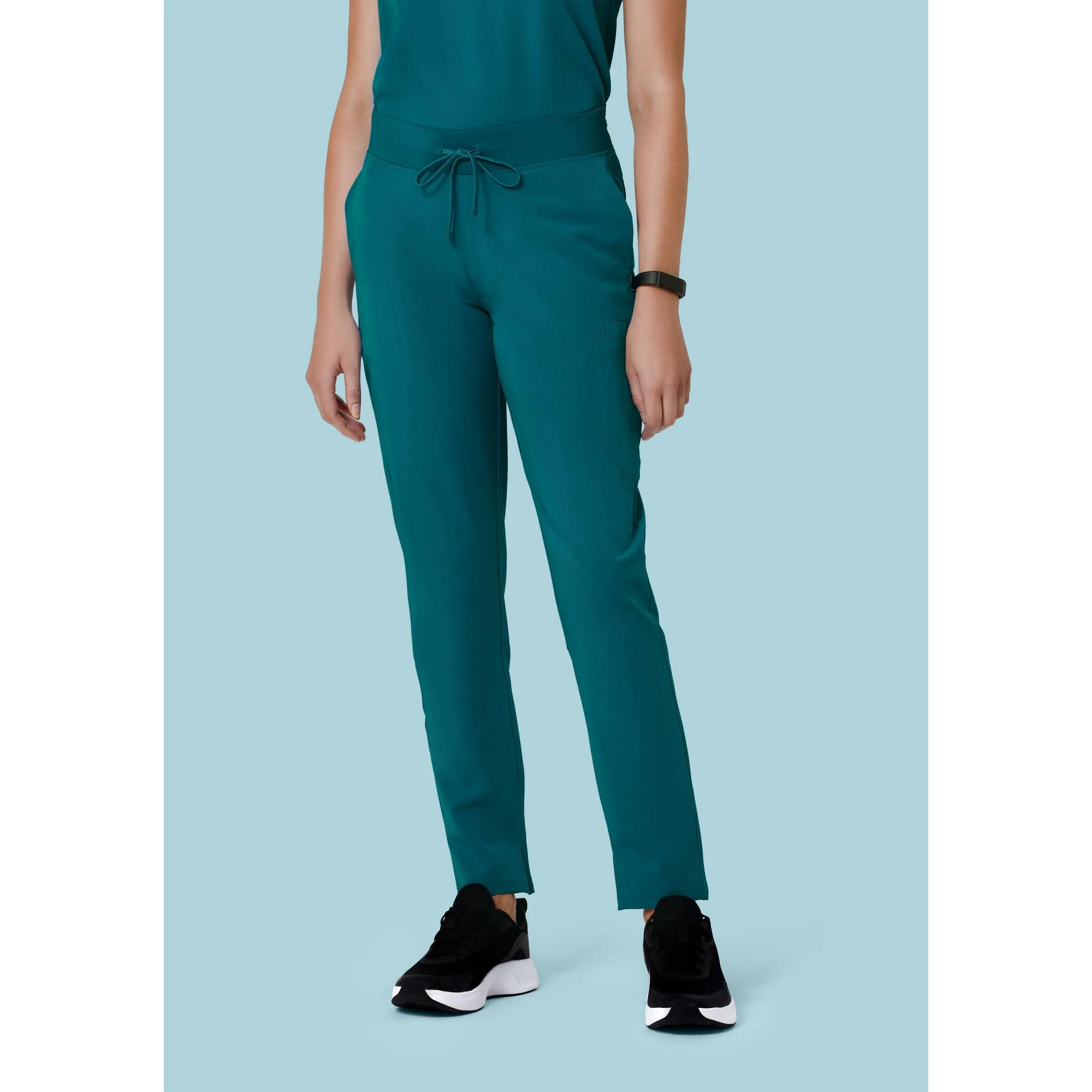 6 Pocket Slim Pants Caribbean Blue