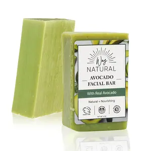 2 Avocado Facial Bar Soaps | Way Natural | 2 Pack Soap Bars 3 oz per | Real Goat Milk | Ultimate Hydration Skincare | Gentle Cleanser | Made is USA